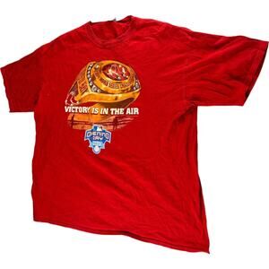 Lee Sport Mens Red 2004 World Series Champions Red Sox MLB Shirt Short Sleeve